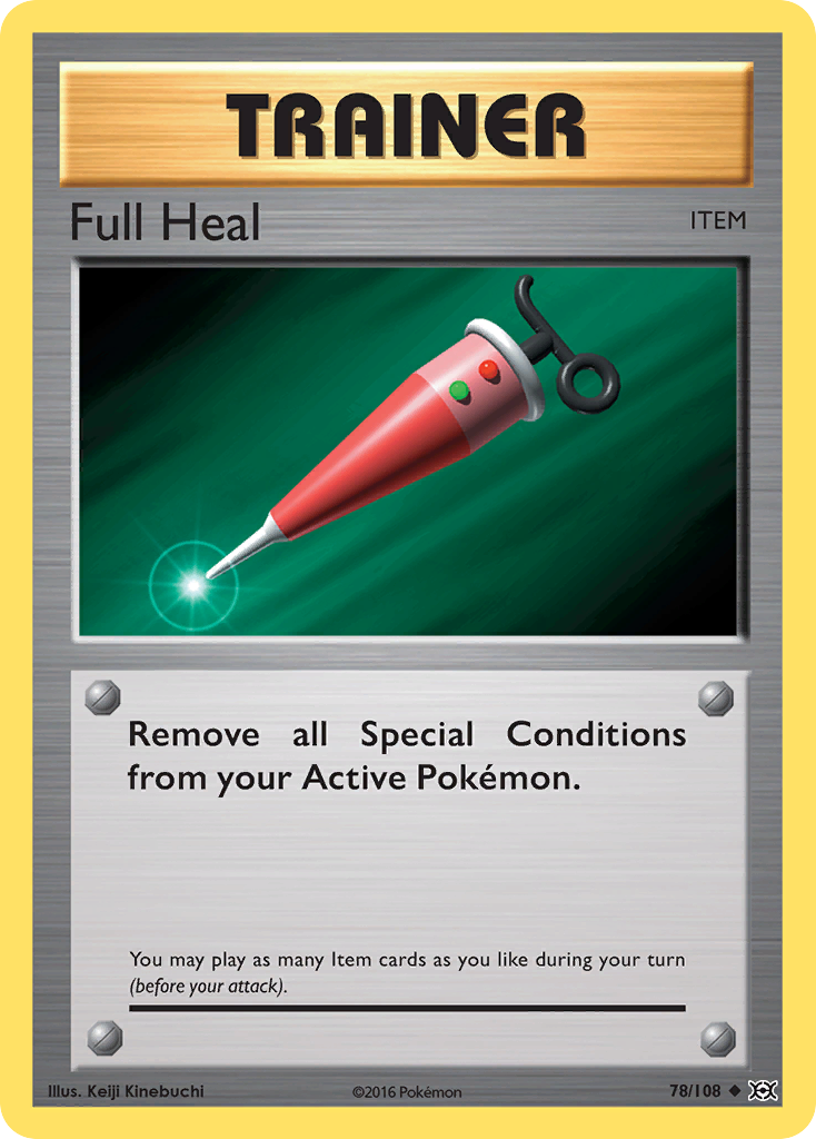 Full Heal (78/108) [XY: Evolutions] | Jomio and Rueliete's Cards and Comics