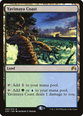 Yavimaya Coast [Magic Origins] | Jomio and Rueliete's Cards and Comics