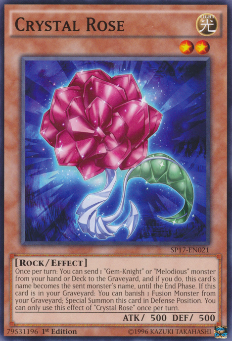 Crystal Rose [SP17-EN021] Common | Jomio and Rueliete's Cards and Comics