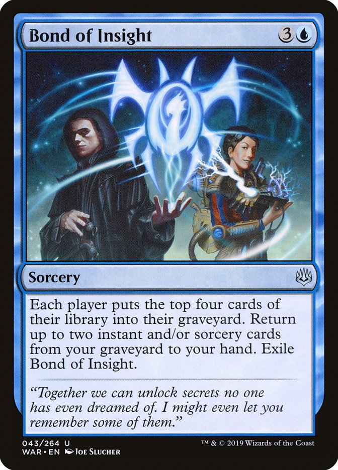 Bond of Insight [War of the Spark] | Jomio and Rueliete's Cards and Comics