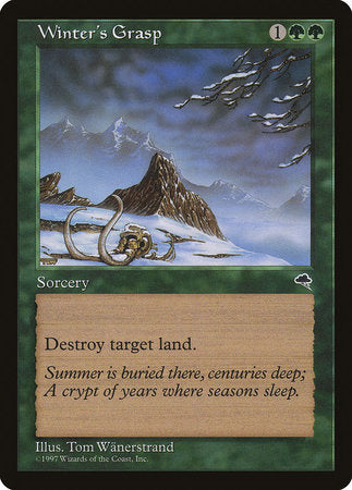 Winter's Grasp [Tempest] | Jomio and Rueliete's Cards and Comics