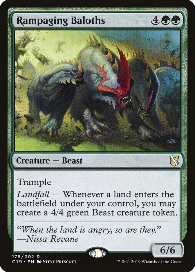 Rampaging Baloths [Commander 2019] | Jomio and Rueliete's Cards and Comics