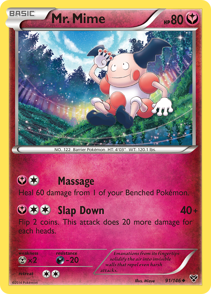 Mr. Mime (91/146) [XY: Base Set] | Jomio and Rueliete's Cards and Comics