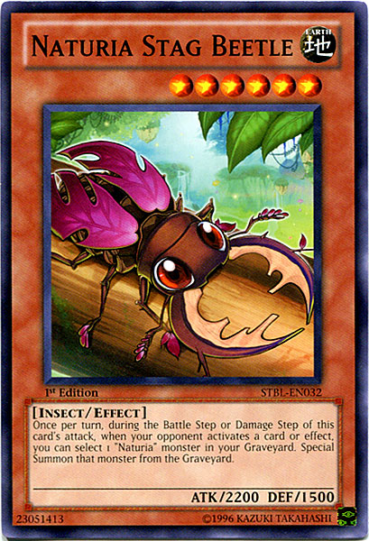 Naturia Stag Beetle [STBL-EN032] Common | Jomio and Rueliete's Cards and Comics