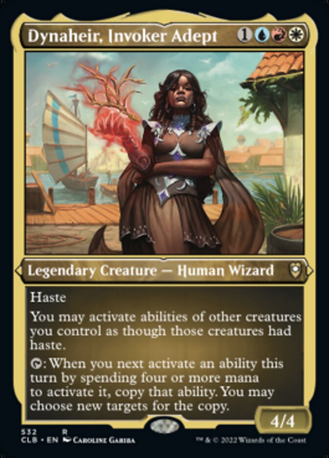 Dynaheir, Invoker Adept (Foil Etched) [Commander Legends: Battle for Baldur's Gate] | Jomio and Rueliete's Cards and Comics