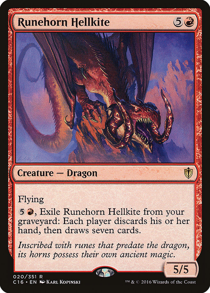 Runehorn Hellkite [Commander 2016] | Jomio and Rueliete's Cards and Comics