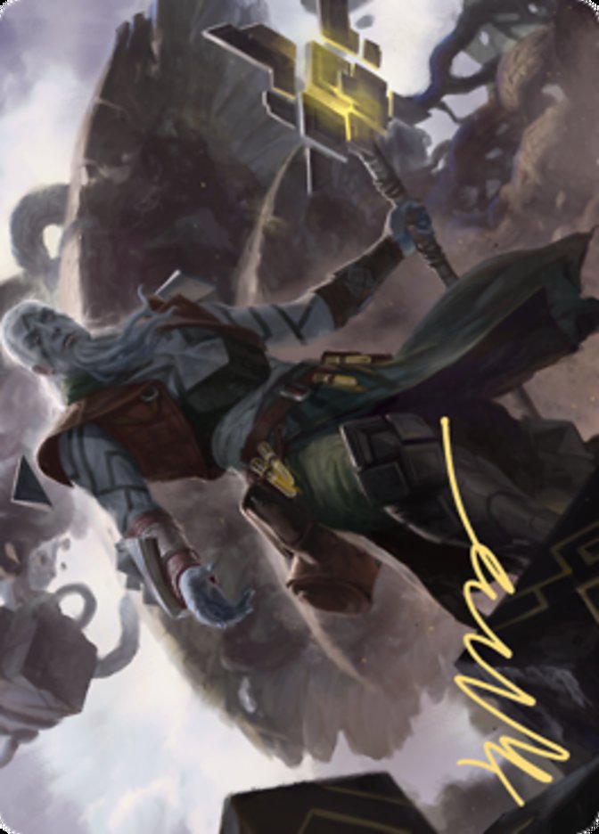 Orah, Skyclave Hierophant Art Card (Gold-Stamped Signature) [Zendikar Rising Art Series] | Jomio and Rueliete's Cards and Comics
