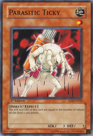 Parasitic Ticky [SOI-EN018] Common | Jomio and Rueliete's Cards and Comics