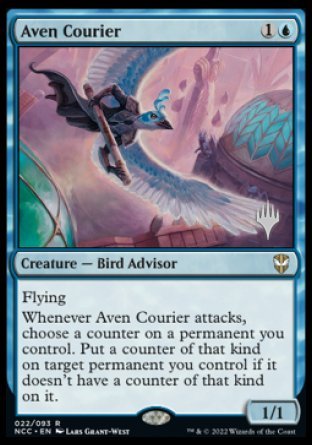 Aven Courier (Promo Pack) [Streets of New Capenna Commander Promos] | Jomio and Rueliete's Cards and Comics