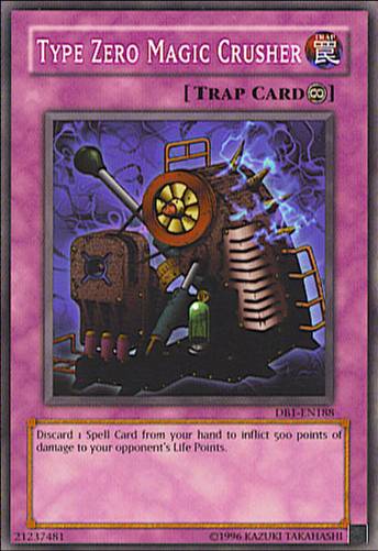 Type Zero Magic Crusher [DB1-EN188] Common | Jomio and Rueliete's Cards and Comics