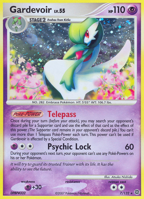 Gardevoir (7/132) [Diamond & Pearl: Secret Wonders] | Jomio and Rueliete's Cards and Comics