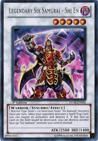 Legendary Six Samurai - Shi En [STOR-EN041] Ultra Rare | Jomio and Rueliete's Cards and Comics
