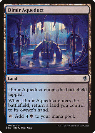 Dimir Aqueduct [Commander 2016] | Jomio and Rueliete's Cards and Comics