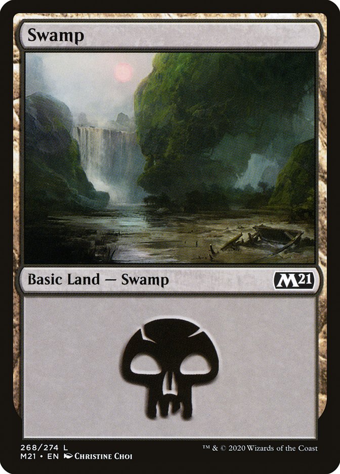 Swamp (268) [Core Set 2021] | Jomio and Rueliete's Cards and Comics