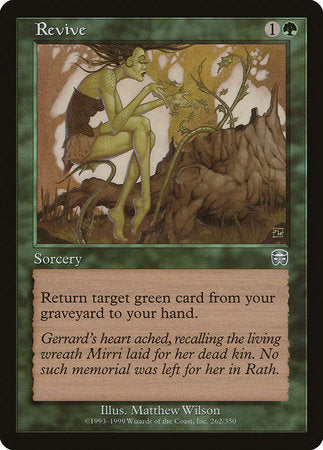 Revive [Mercadian Masques] | Jomio and Rueliete's Cards and Comics