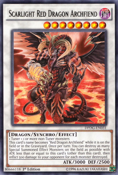 Scarlight Red Dragon Archfiend [DPDG-EN031] Rare | Jomio and Rueliete's Cards and Comics