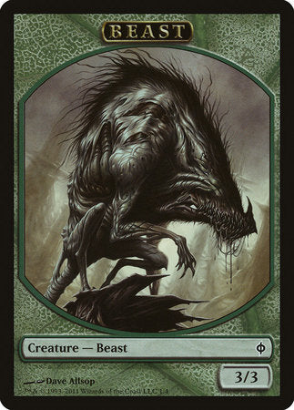 Beast Token [New Phyrexia Tokens] | Jomio and Rueliete's Cards and Comics