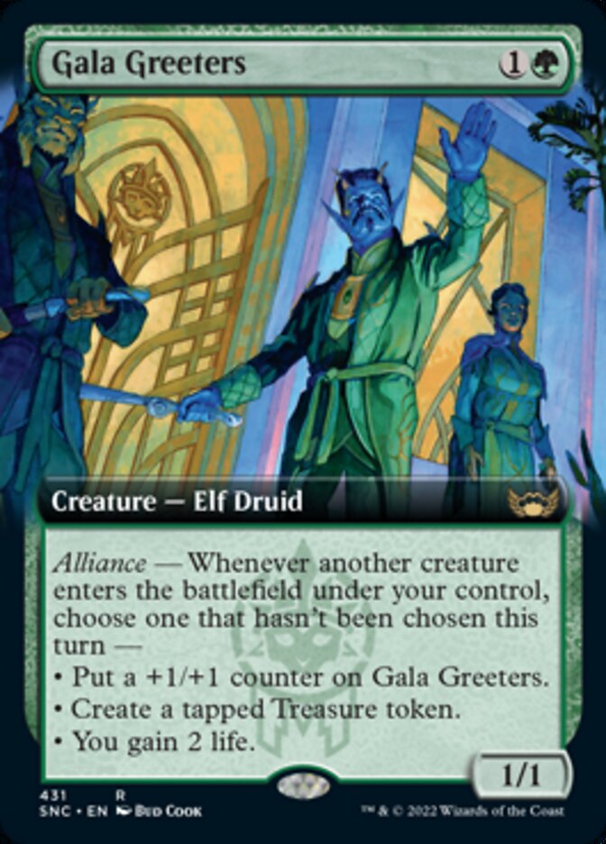 Gala Greeters (Extended Art) [Streets of New Capenna] | Jomio and Rueliete's Cards and Comics