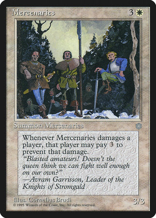 Mercenaries [Ice Age] | Jomio and Rueliete's Cards and Comics