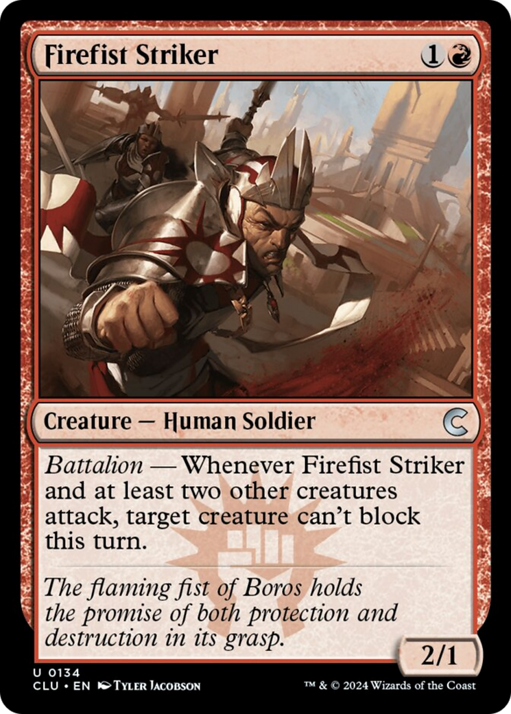 Firefist Striker [Ravnica: Clue Edition] | Jomio and Rueliete's Cards and Comics
