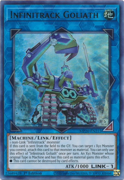 Infinitrack Goliath [MP20-EN215] Ultra Rare | Jomio and Rueliete's Cards and Comics