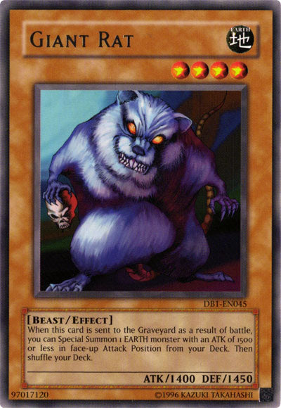 Giant Rat [DB1-EN045] Rare | Jomio and Rueliete's Cards and Comics