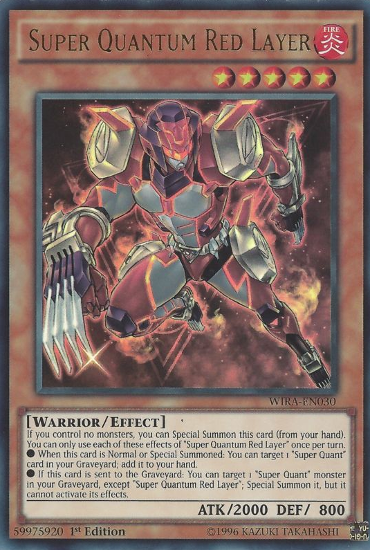 Super Quantum Red Layer [WIRA-EN030] Ultra Rare | Jomio and Rueliete's Cards and Comics
