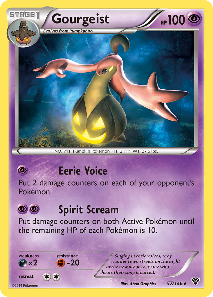 Gourgeist (57/146) [XY: Base Set] | Jomio and Rueliete's Cards and Comics