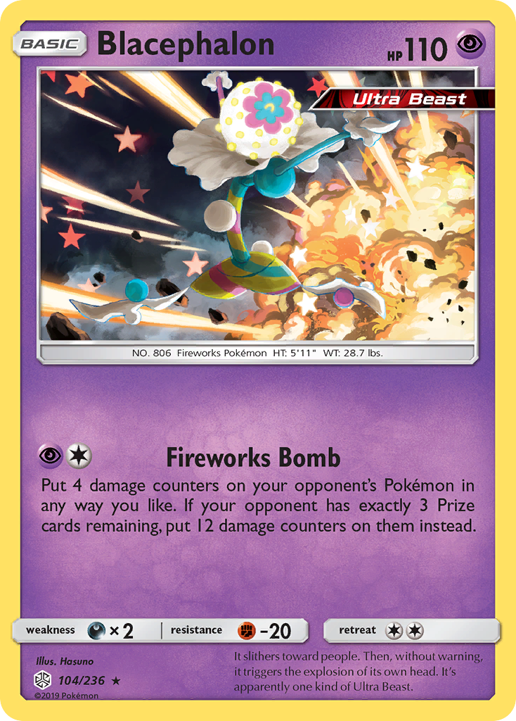 Blacephalon (104/236) [Sun & Moon: Cosmic Eclipse] | Jomio and Rueliete's Cards and Comics