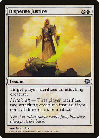 Dispense Justice [Scars of Mirrodin] | Jomio and Rueliete's Cards and Comics