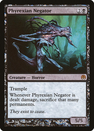 Phyrexian Negator [Duel Decks: Phyrexia vs. the Coalition] | Jomio and Rueliete's Cards and Comics