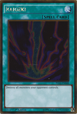 Raigeki [PGL2-EN048] Gold Rare | Jomio and Rueliete's Cards and Comics