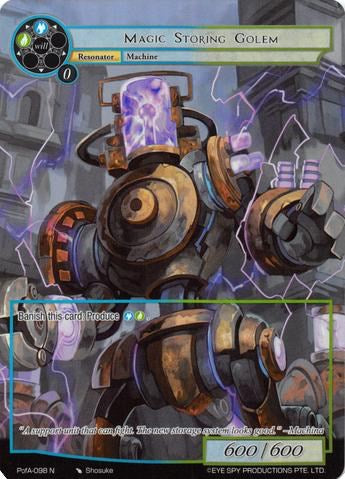 Magic Storing Golem (Full Art) (PofA-098) [Alice Origin IV: Prologue of Attoractia] | Jomio and Rueliete's Cards and Comics