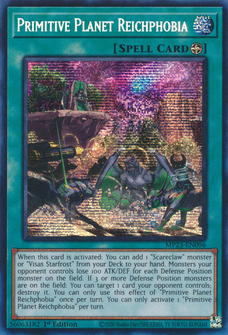 Primitive Planet Reichphobia [MP23-EN096] Prismatic Secret Rare | Jomio and Rueliete's Cards and Comics