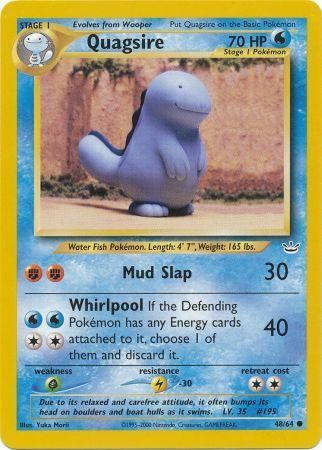 Quagsire (48/64) [Neo Revelation Unlimited] | Jomio and Rueliete's Cards and Comics