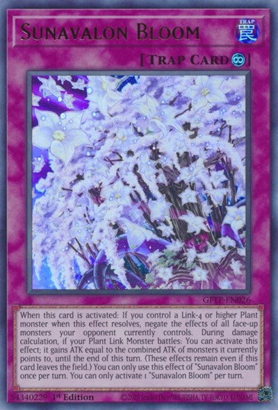 Sunavalon Bloom [GFTP-EN026] Ultra rare | Jomio and Rueliete's Cards and Comics