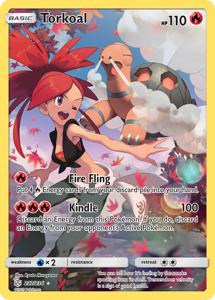 Torkoal (237/236) [Sun & Moon: Cosmic Eclipse] | Jomio and Rueliete's Cards and Comics