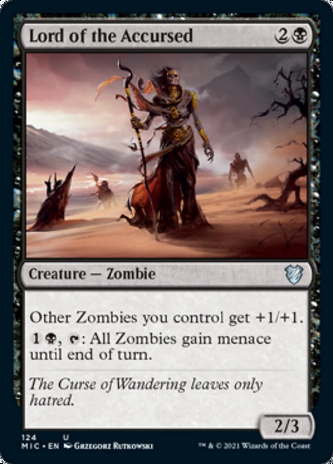 Lord of the Accursed [Innistrad: Midnight Hunt Commander] | Jomio and Rueliete's Cards and Comics