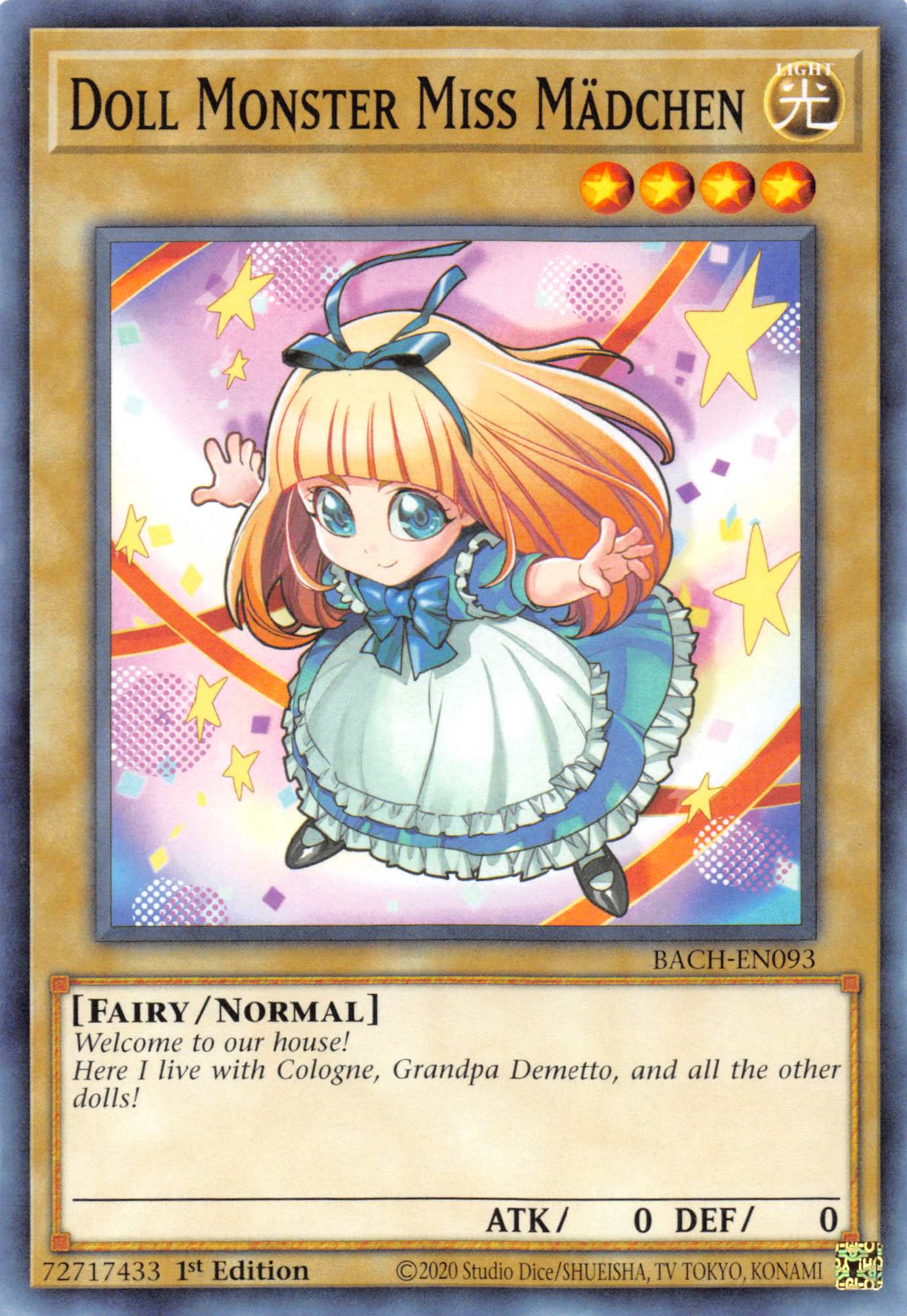 Doll Monster Miss Mädchen [BACH-EN093] Common | Jomio and Rueliete's Cards and Comics
