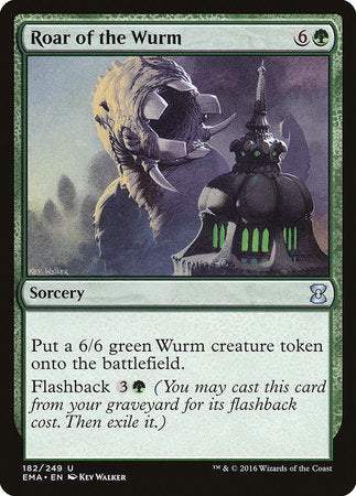 Roar of the Wurm [Eternal Masters] | Jomio and Rueliete's Cards and Comics