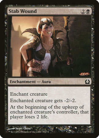 Stab Wound [Return to Ravnica] | Jomio and Rueliete's Cards and Comics