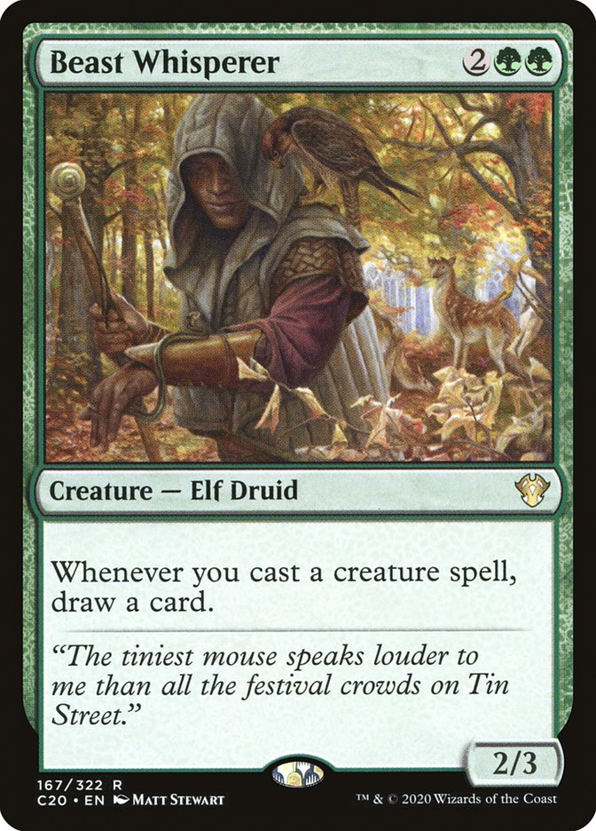 Beast Whisperer [Commander 2020] | Jomio and Rueliete's Cards and Comics