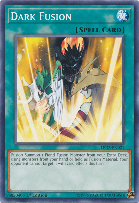 Dark Fusion [LED5-EN021] Common | Jomio and Rueliete's Cards and Comics