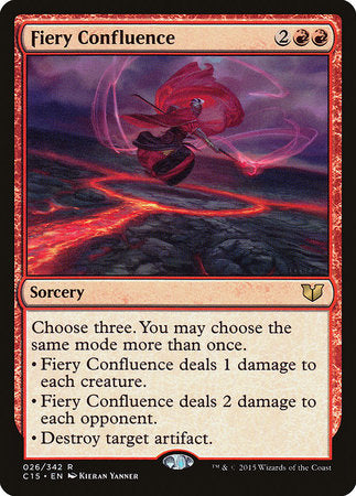 Fiery Confluence [Commander 2015] | Jomio and Rueliete's Cards and Comics