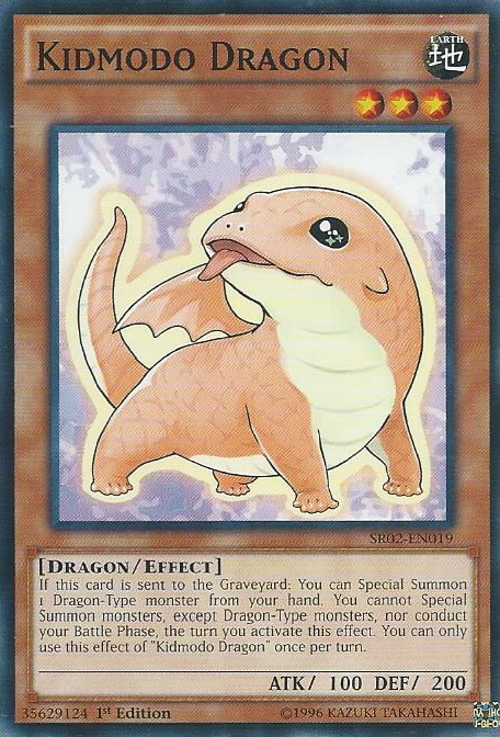 Kidmodo Dragon [SR02-EN019] Common | Jomio and Rueliete's Cards and Comics