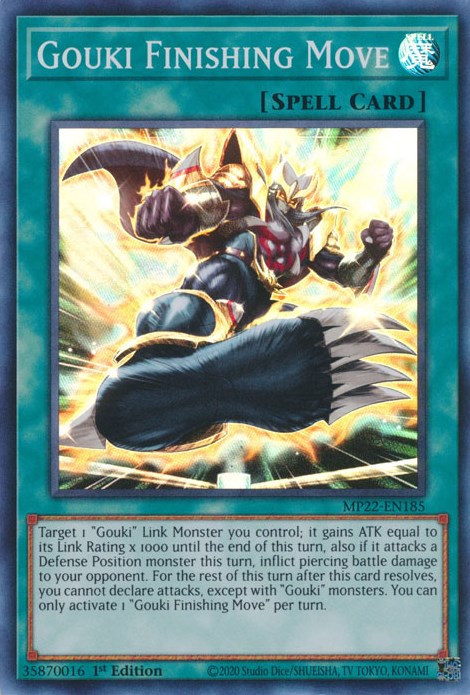 Gouki Finishing Move [MP22-EN185] Super Rare | Jomio and Rueliete's Cards and Comics