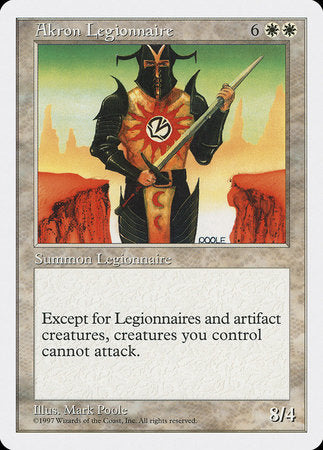 Akron Legionnaire [Fifth Edition] | Jomio and Rueliete's Cards and Comics