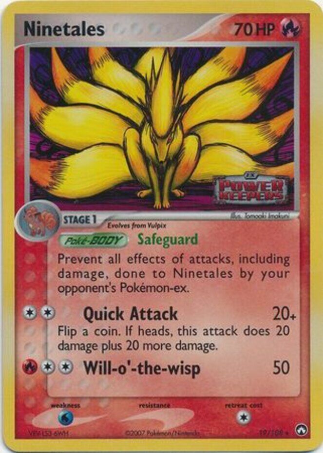 Ninetales (19/108) (Stamped) [EX: Power Keepers] | Jomio and Rueliete's Cards and Comics