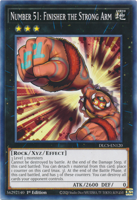 Number 51: Finisher the Strong Arm [DLCS-EN120] Common | Jomio and Rueliete's Cards and Comics