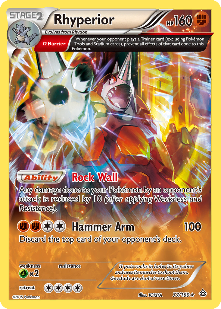 Rhyperior (77/160) [XY: Primal Clash] | Jomio and Rueliete's Cards and Comics